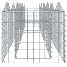 Petromila Klenutý gabion vyvýšený záhon 400x50x50 cm pozinkované železo