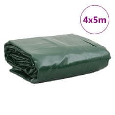 Greatstore Plachta zelená 4 x 5 m 600 g/m²