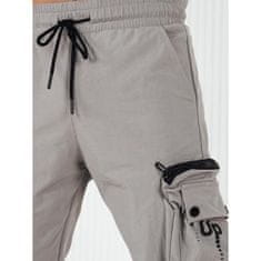 Dstreet Pánské bojové kalhoty VORES šedé ux4156 M