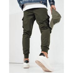 Dstreet Pánské bojové kalhoty VORES zelené ux4162 M