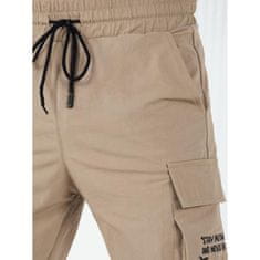 Dstreet Pánské bojové kalhoty VOR béžové ux4163 M