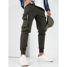 Dstreet Pánské bojové kalhoty VORES zelené ux4162 M