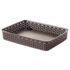 Curver Košík RATTAN 36x26x6cm "Y" STYLE, plastový, HN