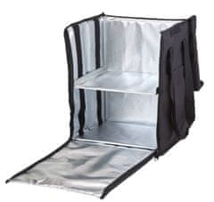 Cambro Termoizolační batoh, skládací, s vyjímatelnou přihrádkou, Cambro, Objem: 78L, Černá, 355x380x(H)430mm - GBBP151417110