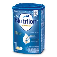 Nutrilon 1 Advanced Good Night počáteční kojenecké mléko od narození 800 g