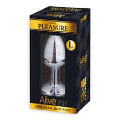 SILEXD Alive Mini Metal Butt Plug Anal Pleasure Black L