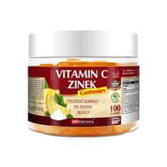 VitaHarmony XXL Vitamin C & Zinek Gummies, 100 gummies