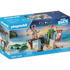 Playmobil 71473 Pirát s aligátorem