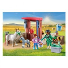 Playmobil 71471 Veterinářova mise s oslíky