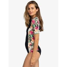 Roxy lycra ROXY SS Lycra Printed ANTHRACITE PALM SONG S L