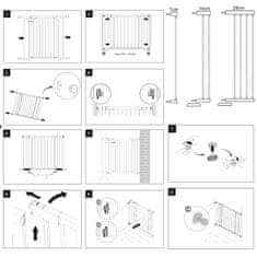 Springos Ochranná bariéra pre deti 75-110 cm SPRINGOS SG0012C