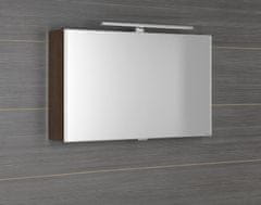 SAPHO CLOE galerka s LED osvětlením 80x50x18cm, borovice rustik CE080-0016 - Sapho