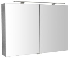 SAPHO RIWA galerka s LED osvětlením, 101x70x17cm, dub stříbrný RIW100-0011 - Sapho