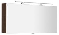 SAPHO CLOE galerka s LED osvětlením 120x50x18cm, borovice rustik CE120-0016 - Sapho