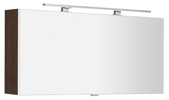 SAPHO CLOE galerka s LED osvětlením 120x50x18cm, borovice rustik CE120-0016 - Sapho