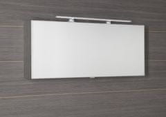 SAPHO CLOE galerka s LED osvětlením 120x50x18cm, dub stříbrný CE120-0011 - Sapho