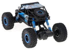 Ikonka Rc Hračky - Dálkově Ovládaný Modrý Rock Crawler, 1:18, 2,4Ghz, Vhodný Pro Terénní Jízdu