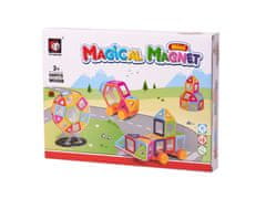 WOWO Magnetické Bloky Kouzelný Magnet Mini - 68 Kusů pro Děti od 3 let