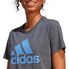 Adidas Tričko šedé L Big Logo