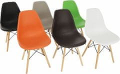 KONDELA Židle CINKLA 3 NEW, zelená