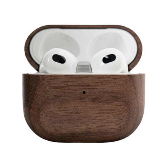 Oakywood Dřevěné pouzdro pro AirPods 3, ořechové