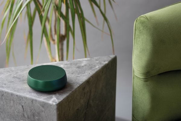  moderní bezdrátový přenosný reproduktor lexon mino l krásný design mini rozměry bluetooth tws párování 