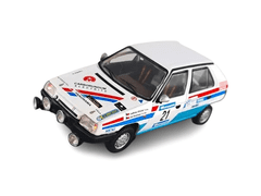 IXO MODELS Škoda Favorit 136L, No.21, Křeček, Barum rallye 1990 1:43 IXO.