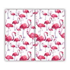 tulup.cz Skleněná krájecí deska Flamingos 2x30x52 cm