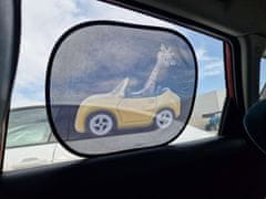 Aga Statická sluneční clona na okno auta Žirafa