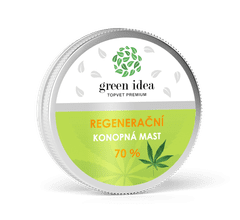 GREEN IDEA Konopná regenerační mast 70%