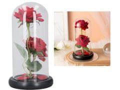 Verk 26111 LED růže ve skleněné váze červená RGB