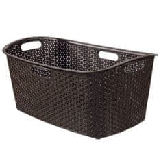 Curver Koš na čisté prádlo RATTAN 60x39x28cm "MY STYLE" plastový, HN