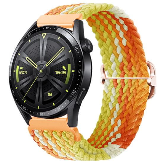 BStrap Elastic Nylon řemínek na Xiaomi Amazfit Stratos 2/2S/3, fragrant orange