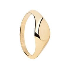 PDPAOLA Nadčasový pozlacený prsten Devi Vanilla AN01-A53 (Obvod 52 mm)