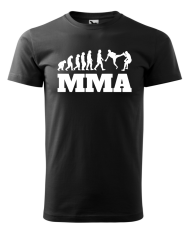 Fenomeno Pánské tričko - Evoluce MMA - černé Velikost: 4XL