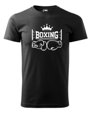 Fenomeno Pánské tričko - Boxing - černé Velikost: 4XL