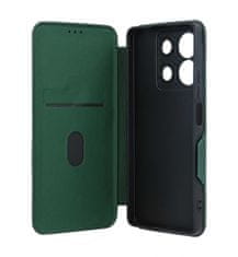 Techsuit Pouzdro Xiaomi Redmi Note 13 5G Wallet Plus knížkové zelené 118008