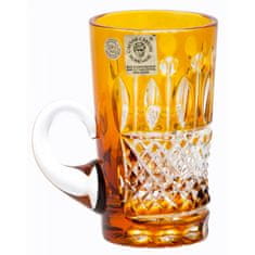 Caesar Crystal Hrneček Tomy, barva amber, objem 100 ml