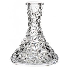 Caesar Crystal Vodní dýmka Rock clear, barva čirý křišťál, objem 241 ml