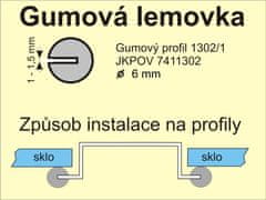 LIMES Gumová lemovka pro skleníky Limes Hobby LI851380109