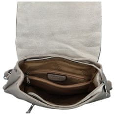 Coveri WORLD Stylový dámský koženkový kabelko/batoh Barbalea, šedý