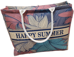 DAVID Plážová taška 43x34x12cm - happy summer 1