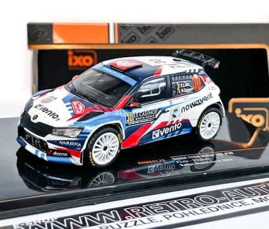 IXO MODELS Škoda Fabia Rally2 EVO No.30 WRC Rally Monte Carlo F.Loix/P.Tsjoen 2022 IXO 1:43