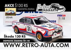 FOX18 Škoda 130 RS n. 31 Rally Acropolis 1979 1:18 + Dárek Magnetka