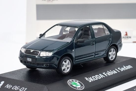 KADEN Škoda Fabia Sedan Tmavě Zelená Metalíza KADEN 1:43