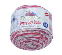 Himalaya Příze EVERYDAY BATIK - 140g / 350 m - růžová, šedá