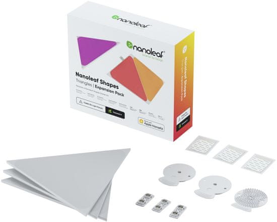 Nanoleaf Shapes Triangles Expansion Pack 3 Pack