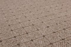 Kusový koberec Udinese béžový new čtverec 60x60