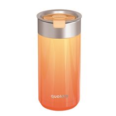 QUOKKA Boost, Nerezový termohrnek se sítkem APRICOT ORANGE, 400ml, 40081