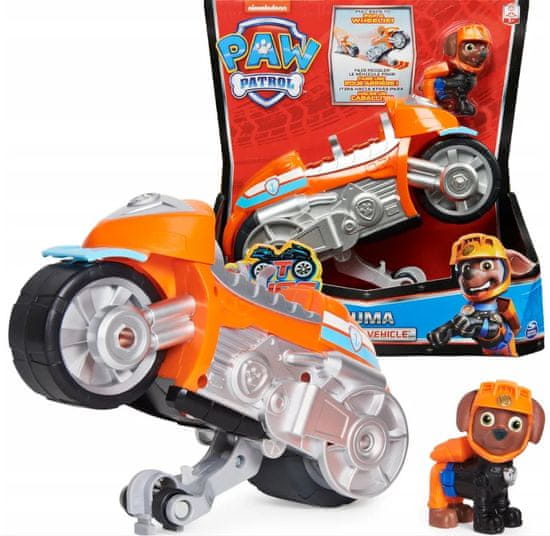 Spin Master PAW Patrol Motorcycle Zuma a luxusní motorové vozidlo Spin Master.